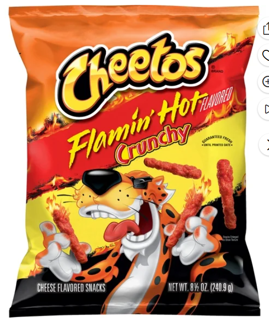 Cheetos Crunchy Cheese Flamin' Hot Flavored Snacks, 8.5 oz