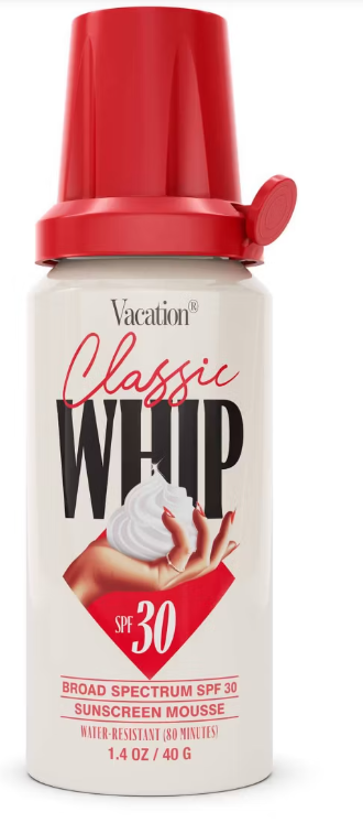 Vacation Classic Sunscreen Whip - SPF 30 - 1.4oz: Mousse, Whole Body Application